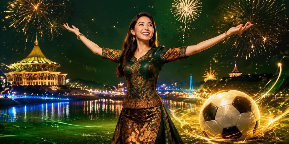 Pertaruhan bola sepak di Kuching dengan rekaan batik 250i
